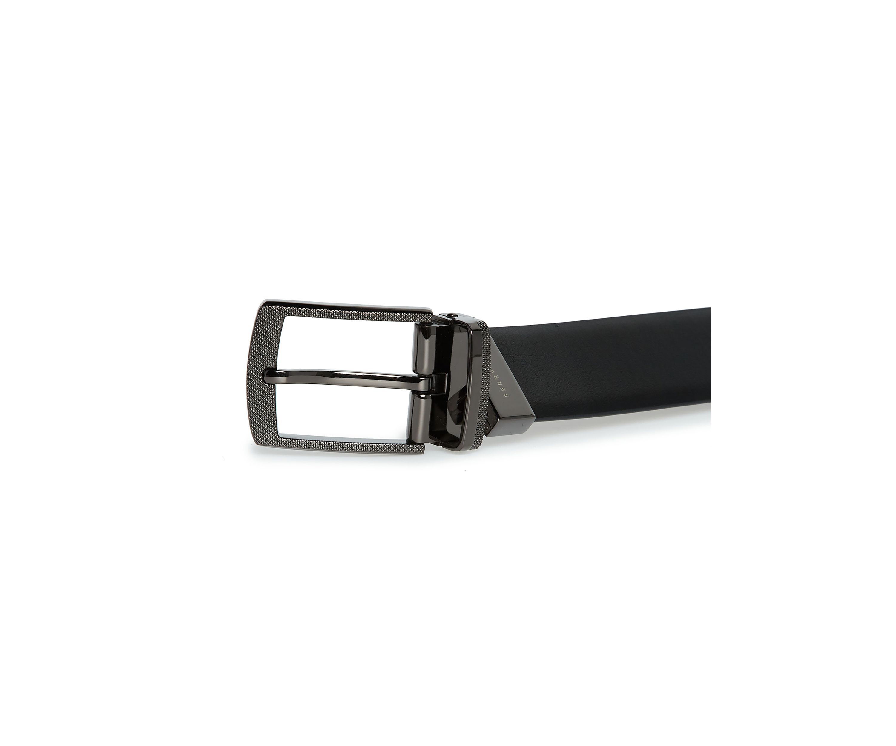 Mens Leather Reversible Feather Edge Cowhide Belt