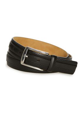 Center Stripe Embossed Belt