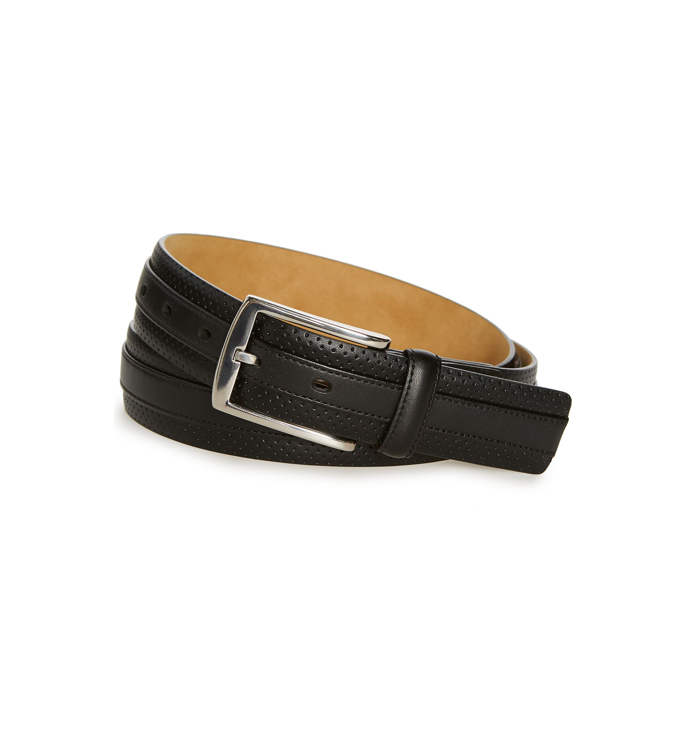 Center Stripe Embossed Belt