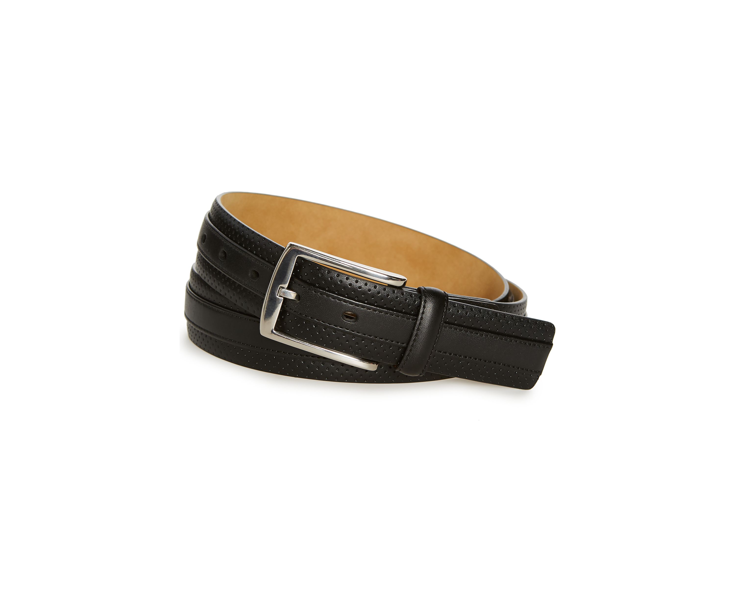 Center Stripe Embossed Belt