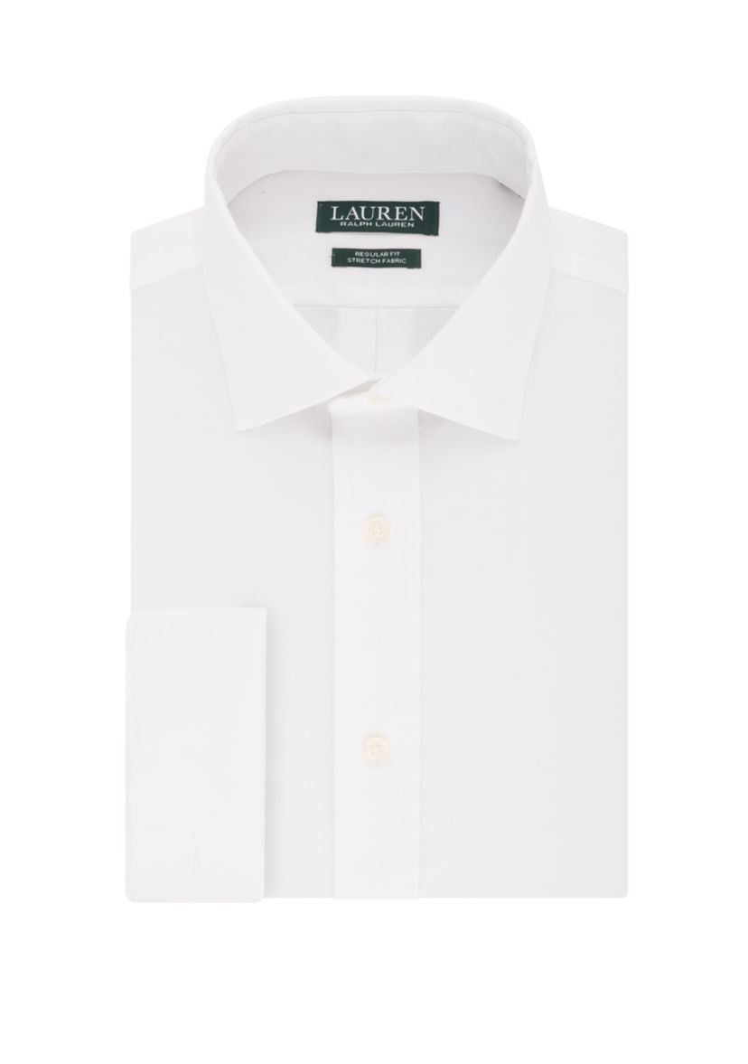 Ultra Flex French Cuff Regular Fit Solid Dress Shirt