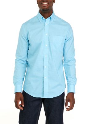 Polo Ralph Lauren Men's Dress Shirt 14 1/2 32 Blue Striped Long 