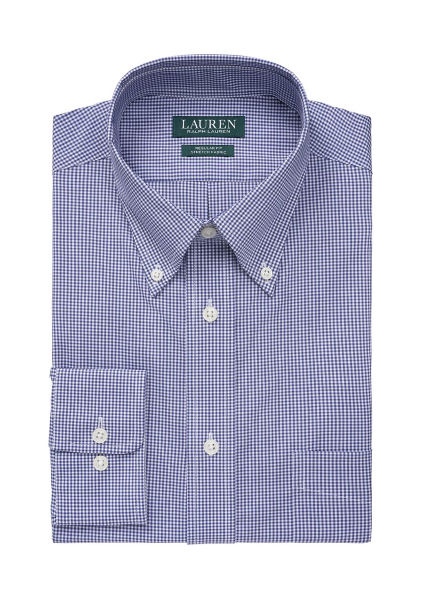 ralph lauren non iron dress shirt Lauren Ralph Lauren Regular Fit UltraFlex Non Iron Stretch Dress Shirt