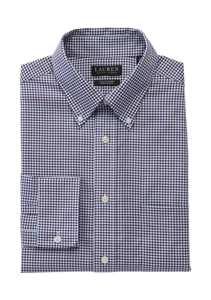 Lauren Ralph Lauren Regular Fit UltraFlex Non Iron Stretch Dress Shirt |  Belk