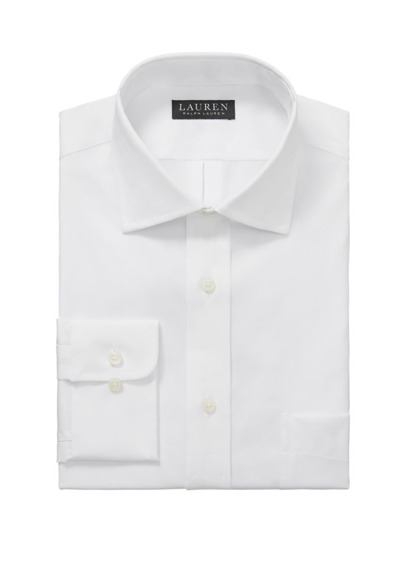 Mens Regular Fit Ultra Flex Non Iron Stretch Dress Shirt