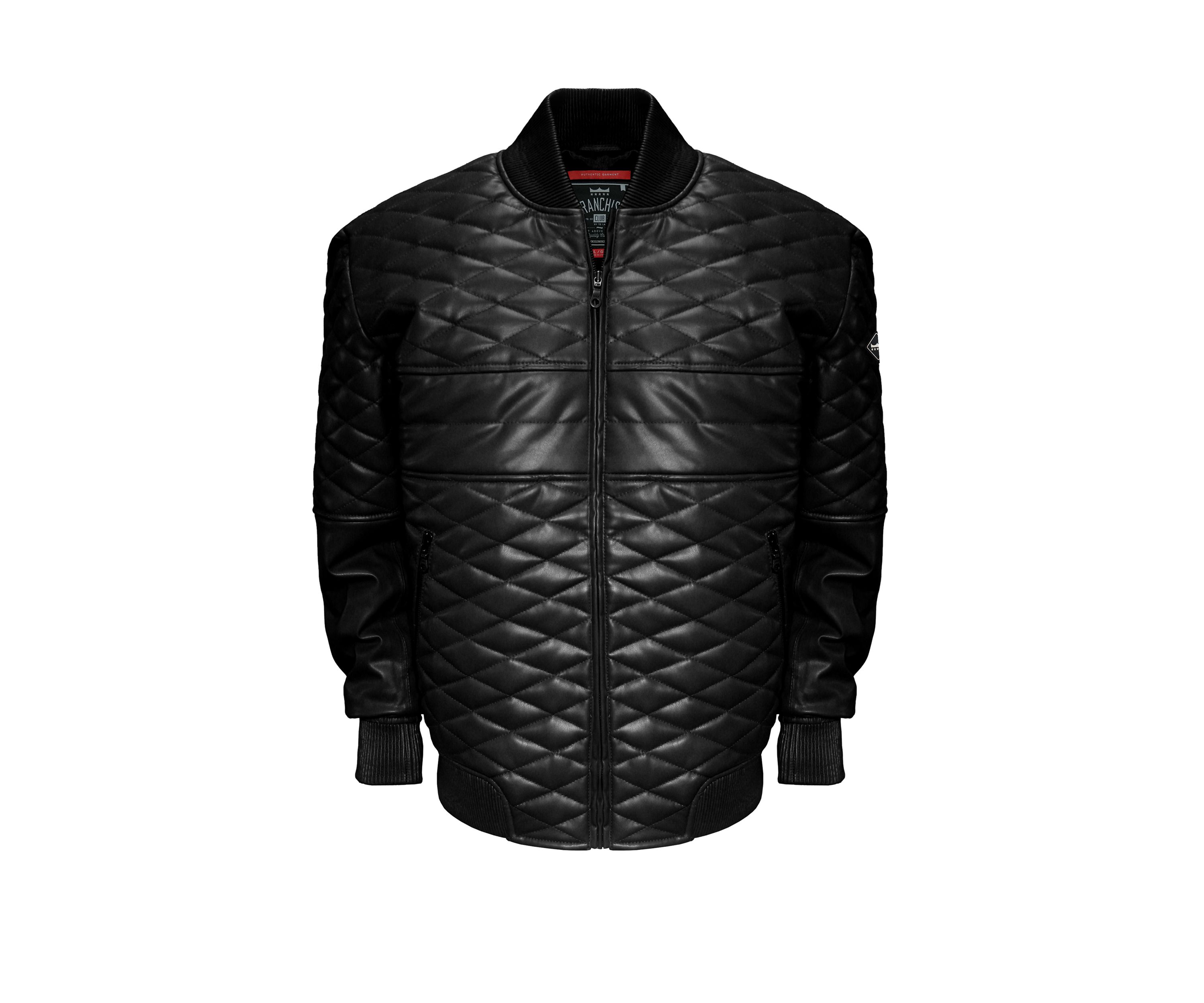 Mens Double Diamond Bomber Jacket