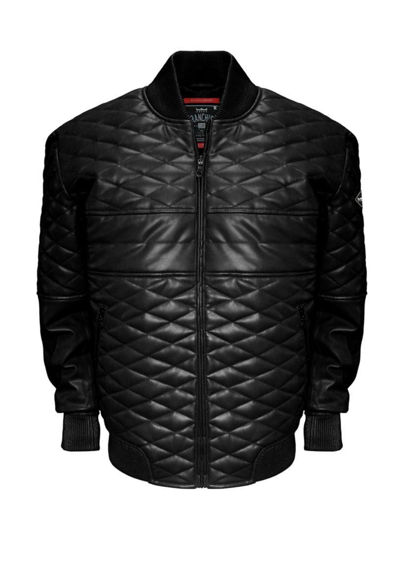 Mens Double Diamond Bomber Jacket