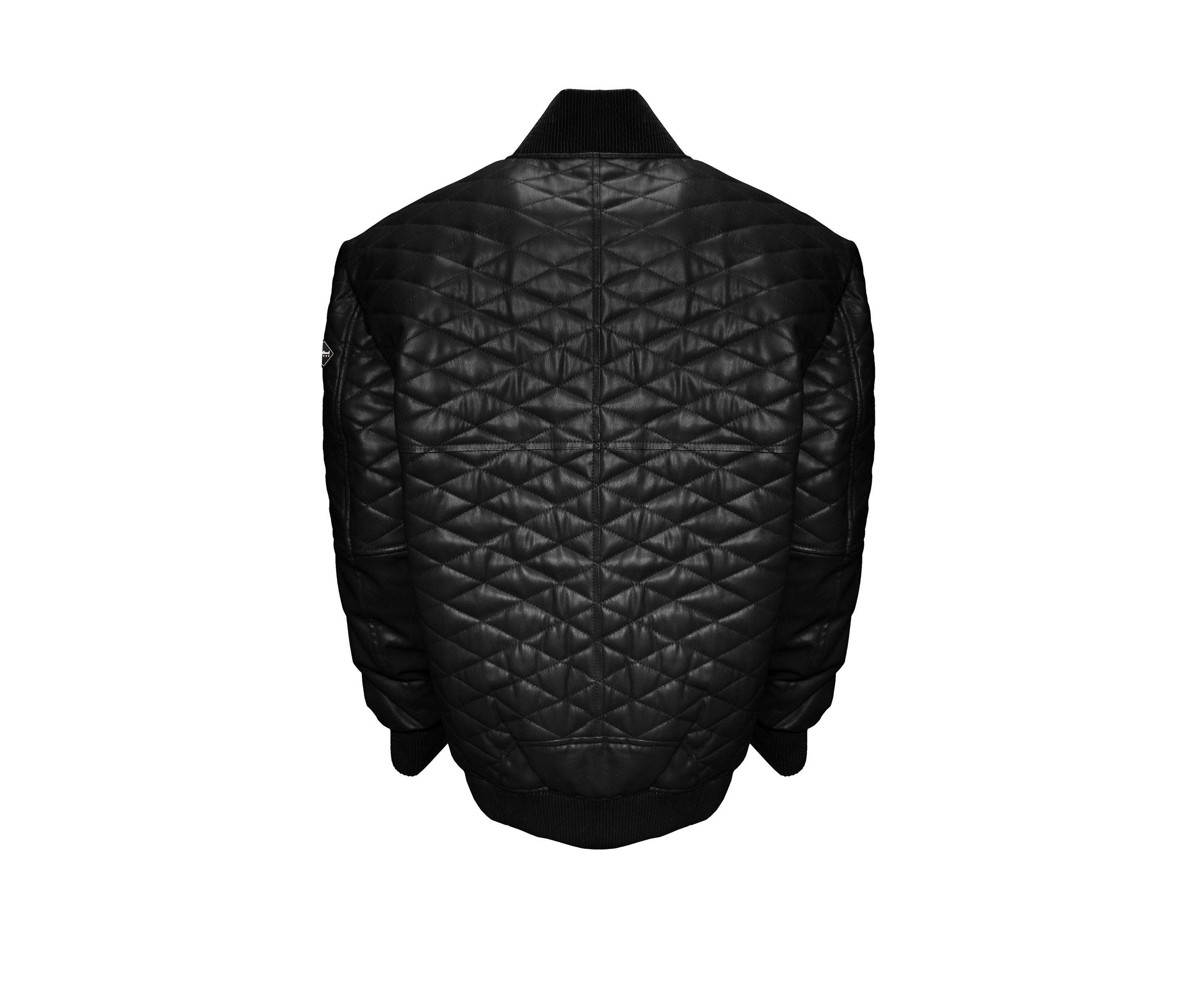 Mens Double Diamond Bomber Jacket