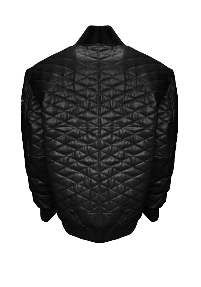 Mens Double Diamond Bomber Jacket