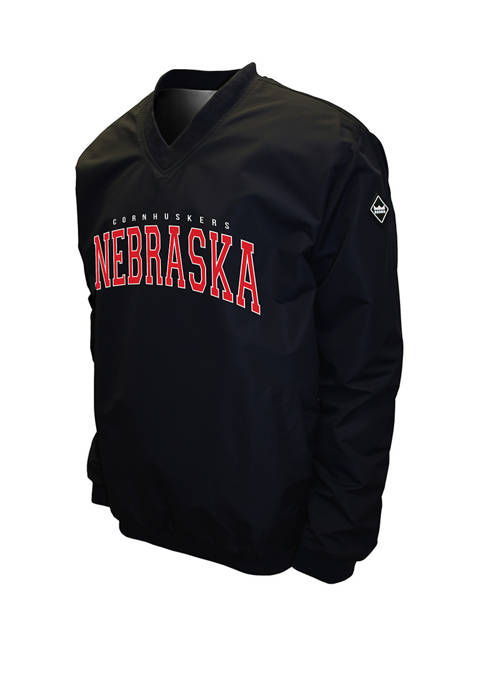 Franchise Club NCAA Nebraska Cornhuskers Members Windshell Jacket