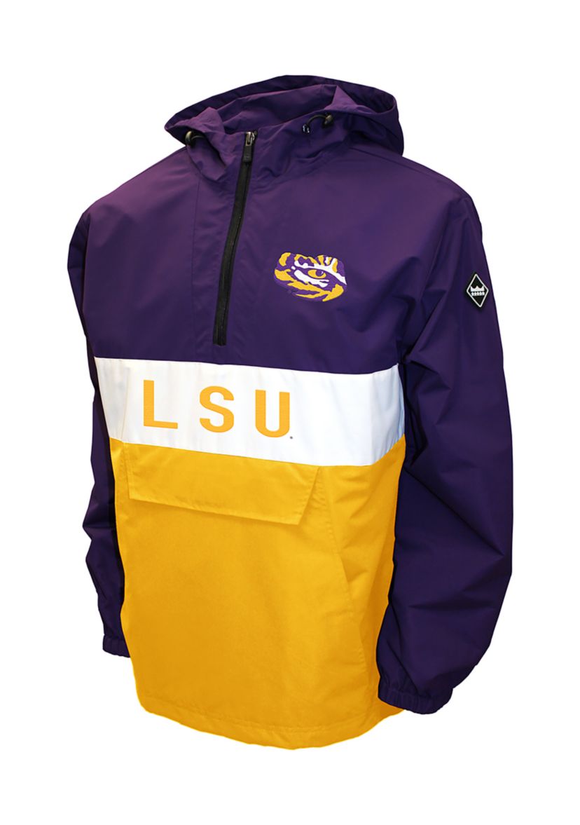 Big & Tall NCAA LSU Tigers Alpha Anorak Jacket 