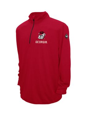 NCAA Georgia Bulldogs Flow Thermatec Quarter Zip Jacket