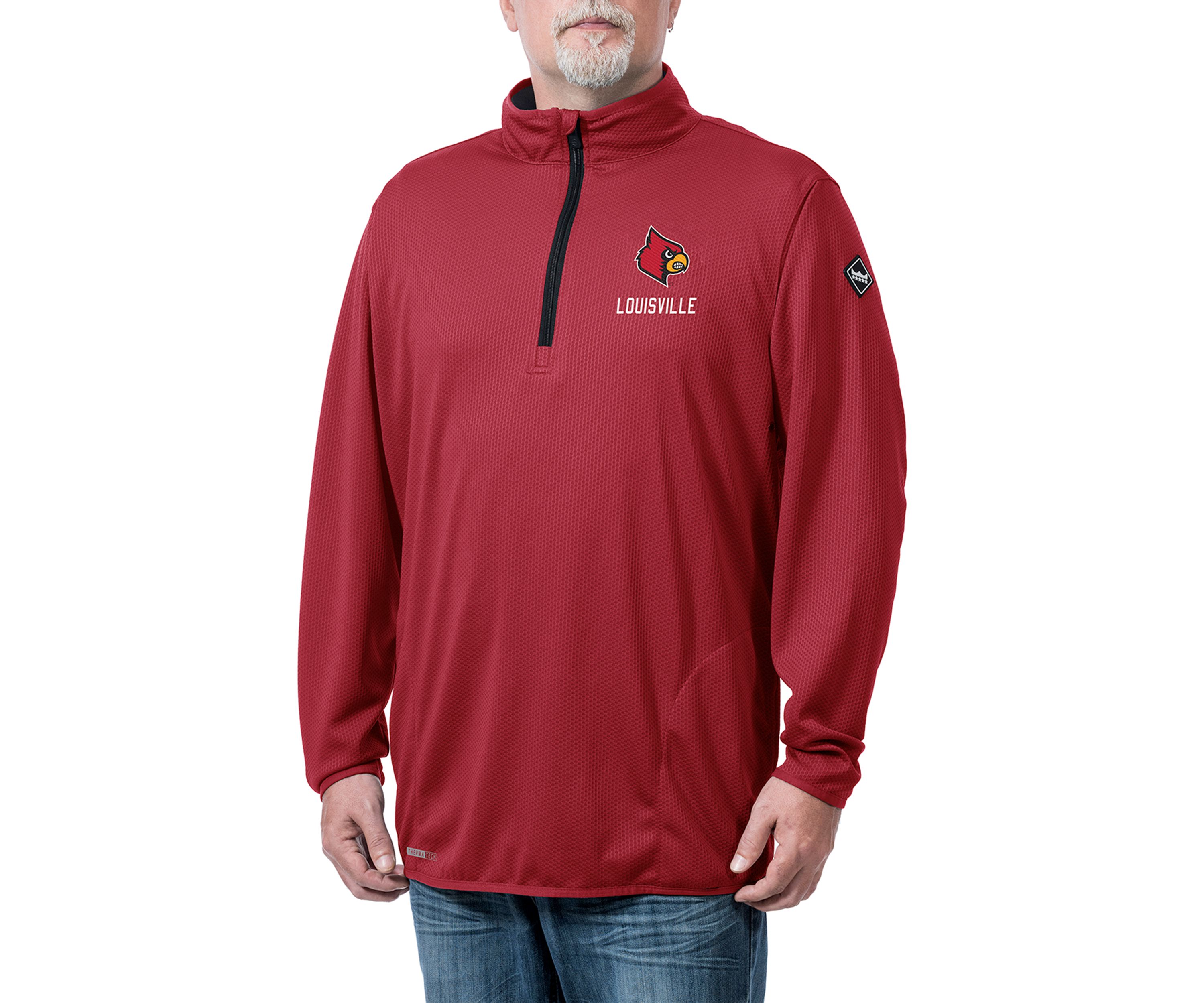 NCAA Louisville Cardinals Flow Thermatec Q-Zip Jacket
