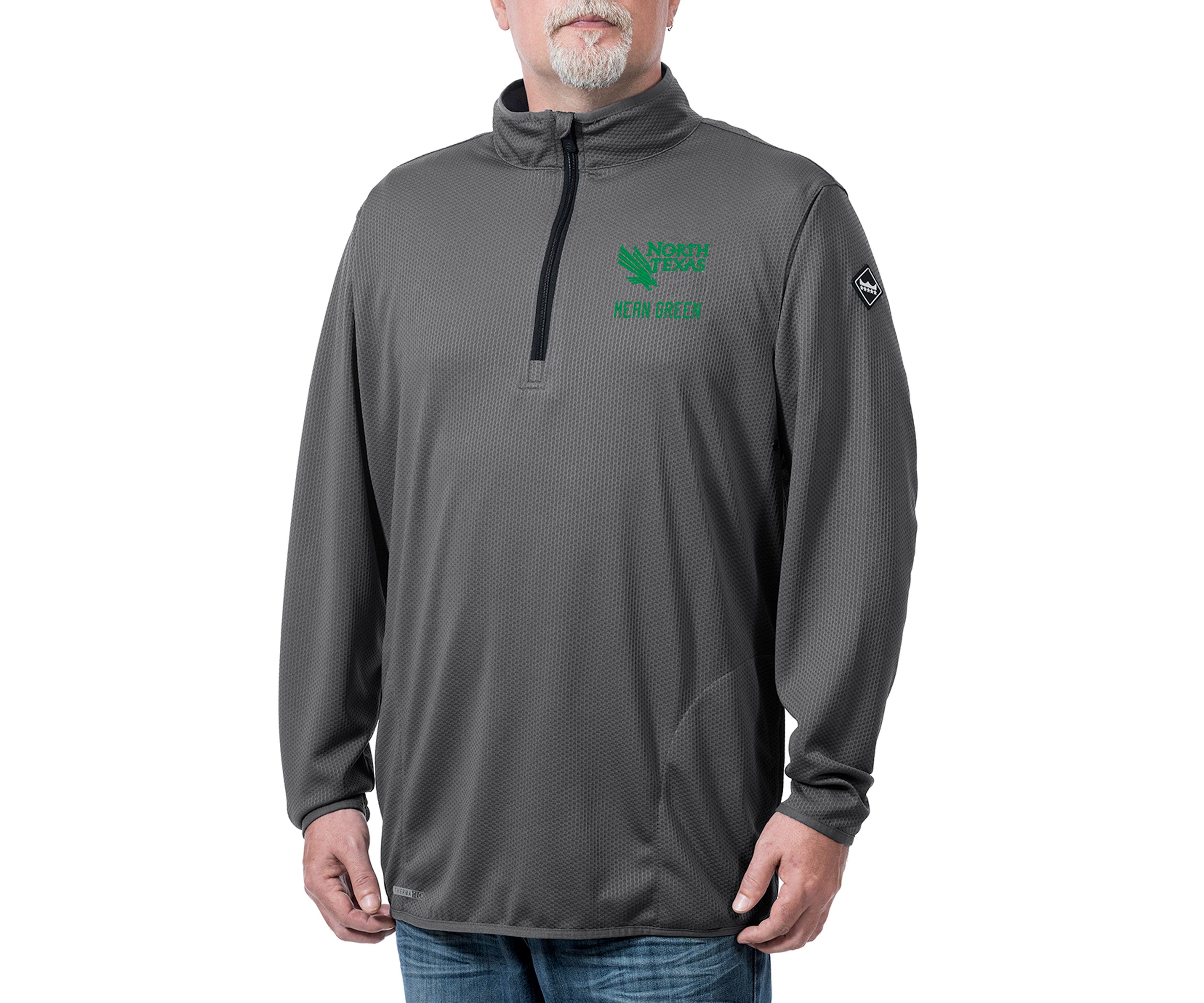 NCAA North Texas Mean Green Flow Thermatec Quarter Zip Jacket