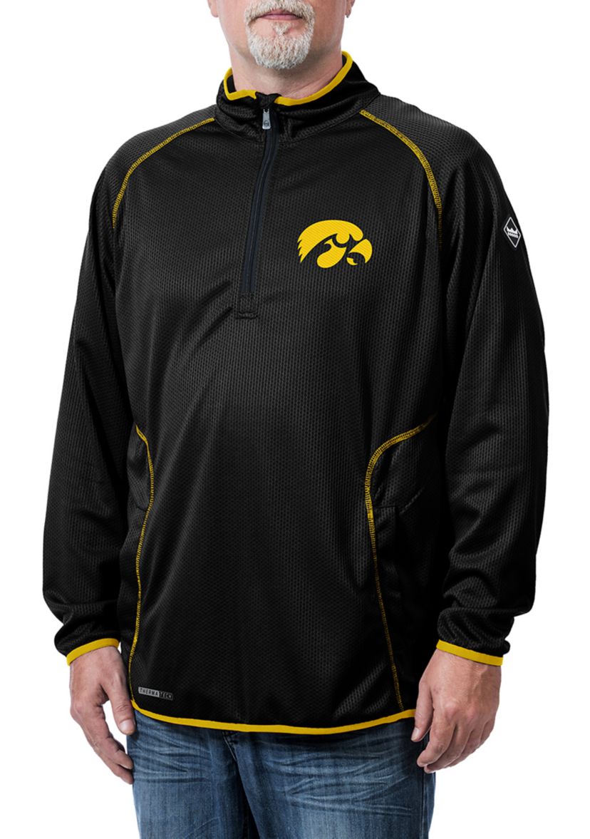 NCAA Iowa Hawkeyes Tone Tech Quarter ZIp Jacket