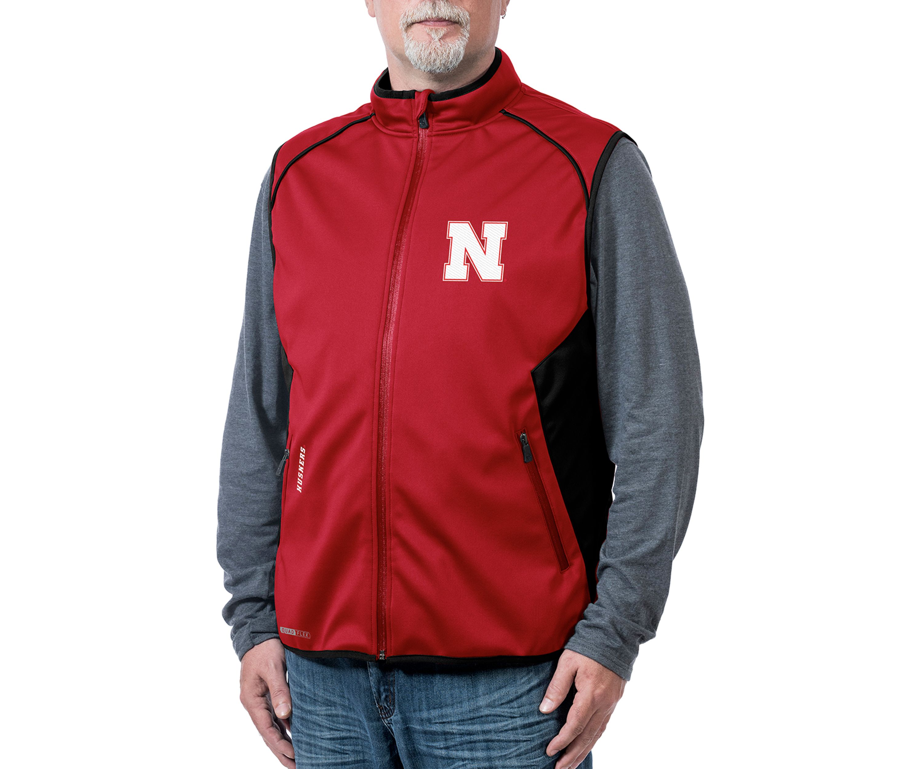 NCAA Nebraska Cornhuskers Stadium Softshell Vest