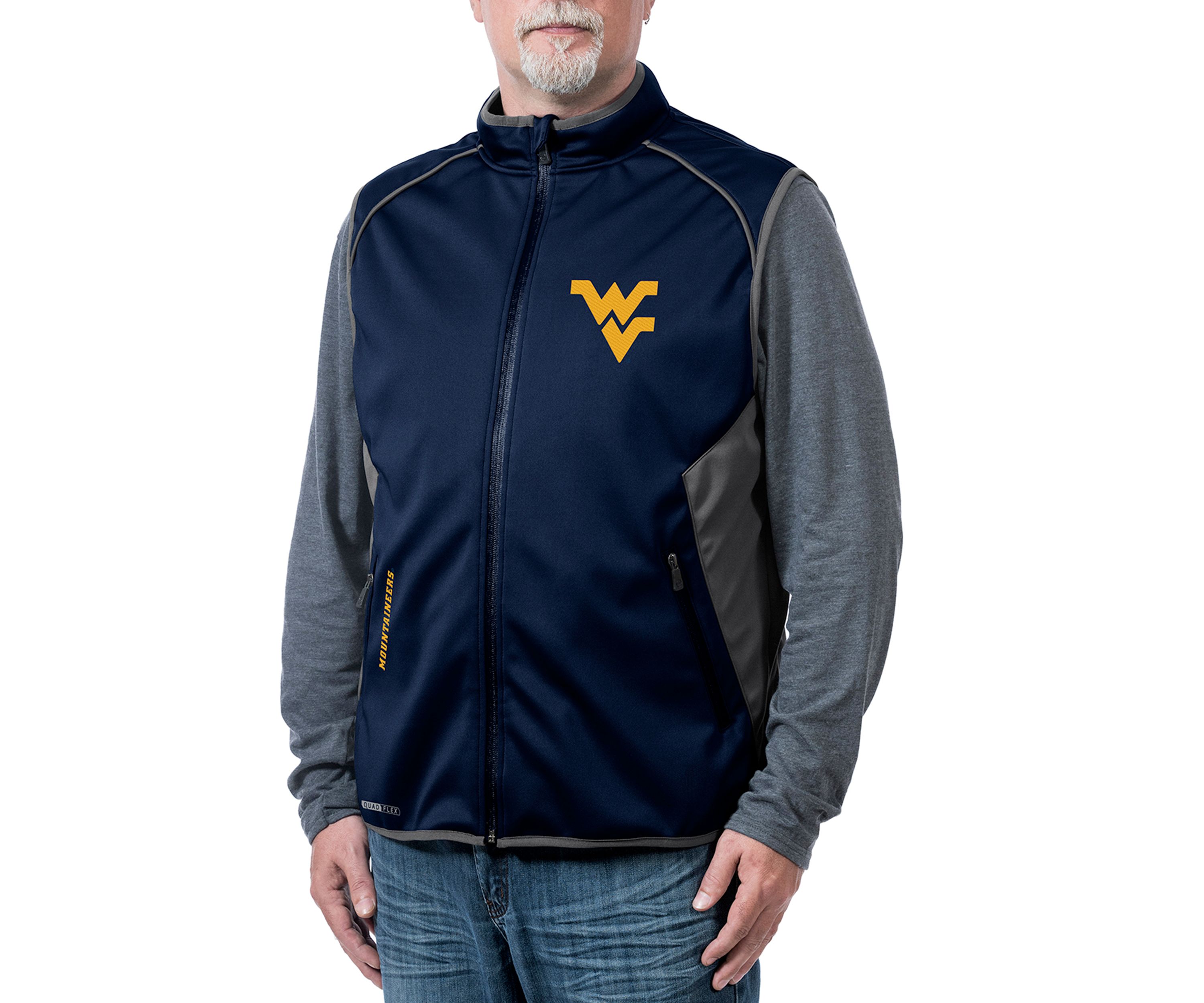 NCAA West Virginia Mountaineers Stadium Softshell Vest