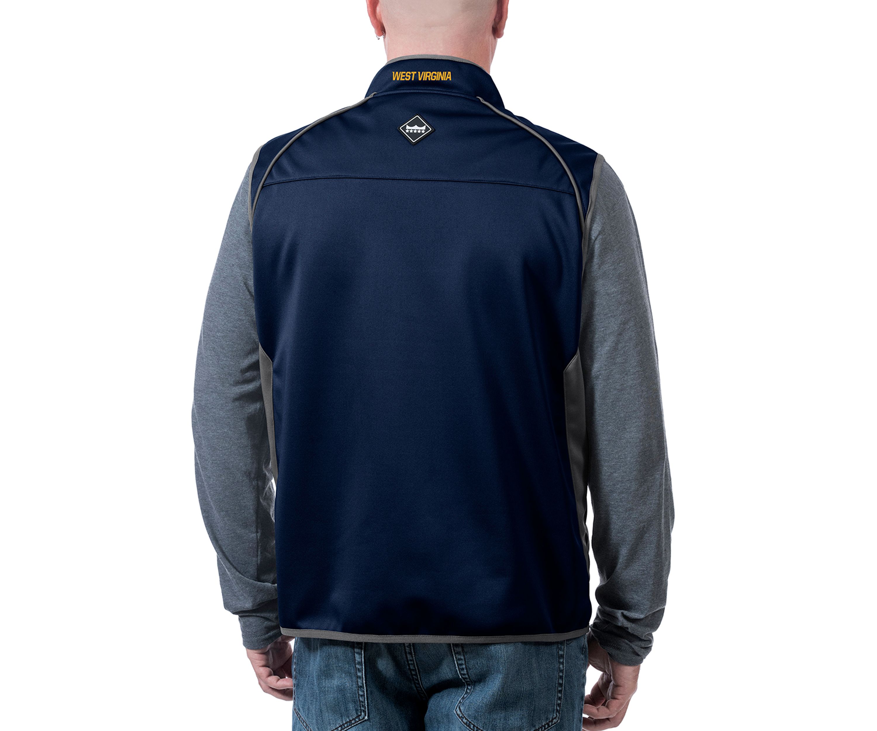 NCAA West Virginia Mountaineers Stadium Softshell Vest