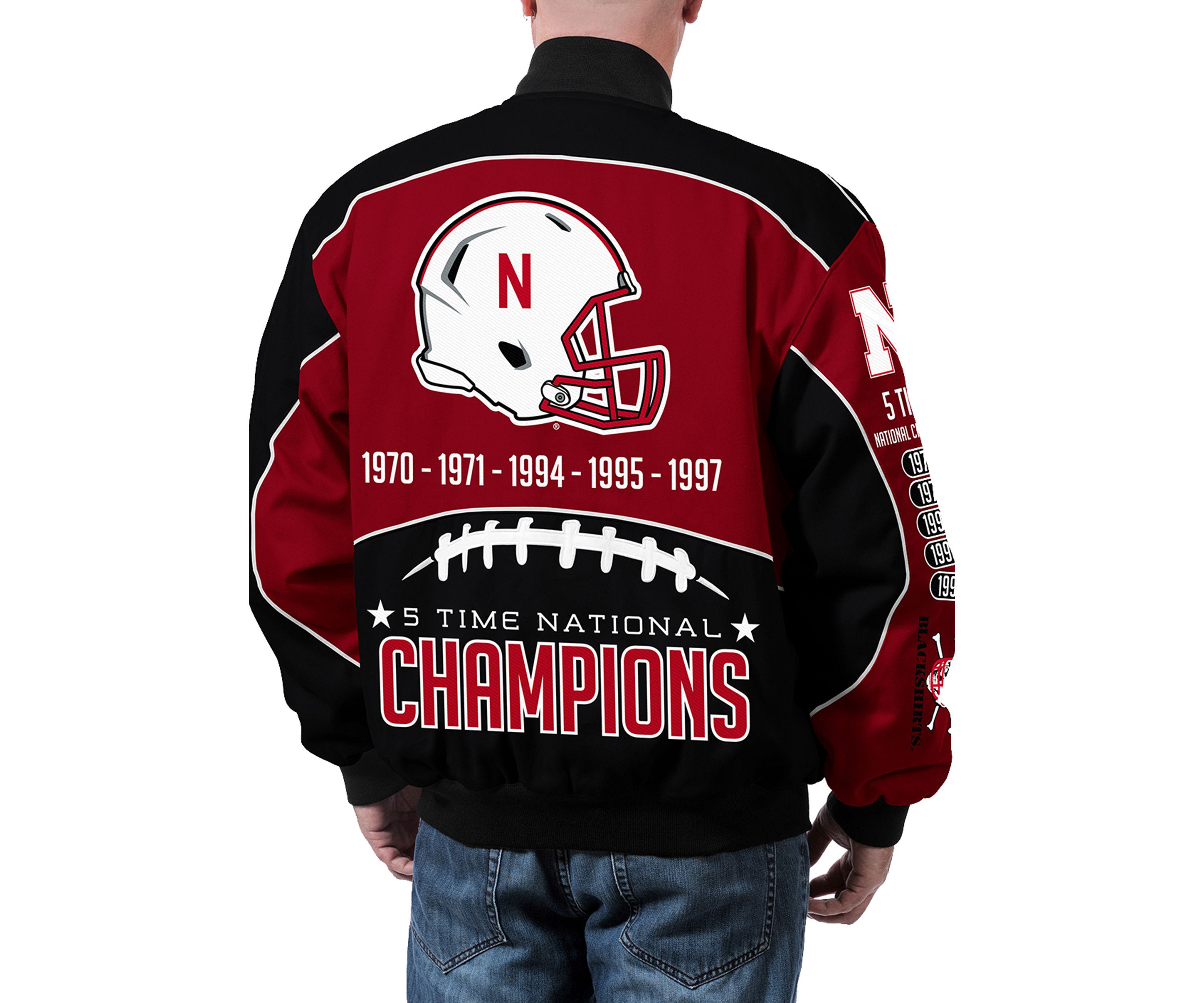NCAA Nebraska Cornhuskers Commemorative Twill Jacket