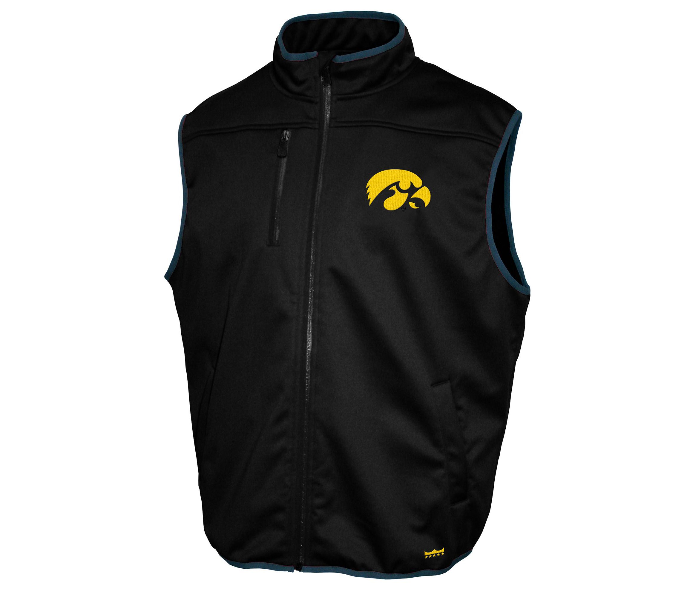 NCAA Iowa Hawkeyes FC Softshell Vest