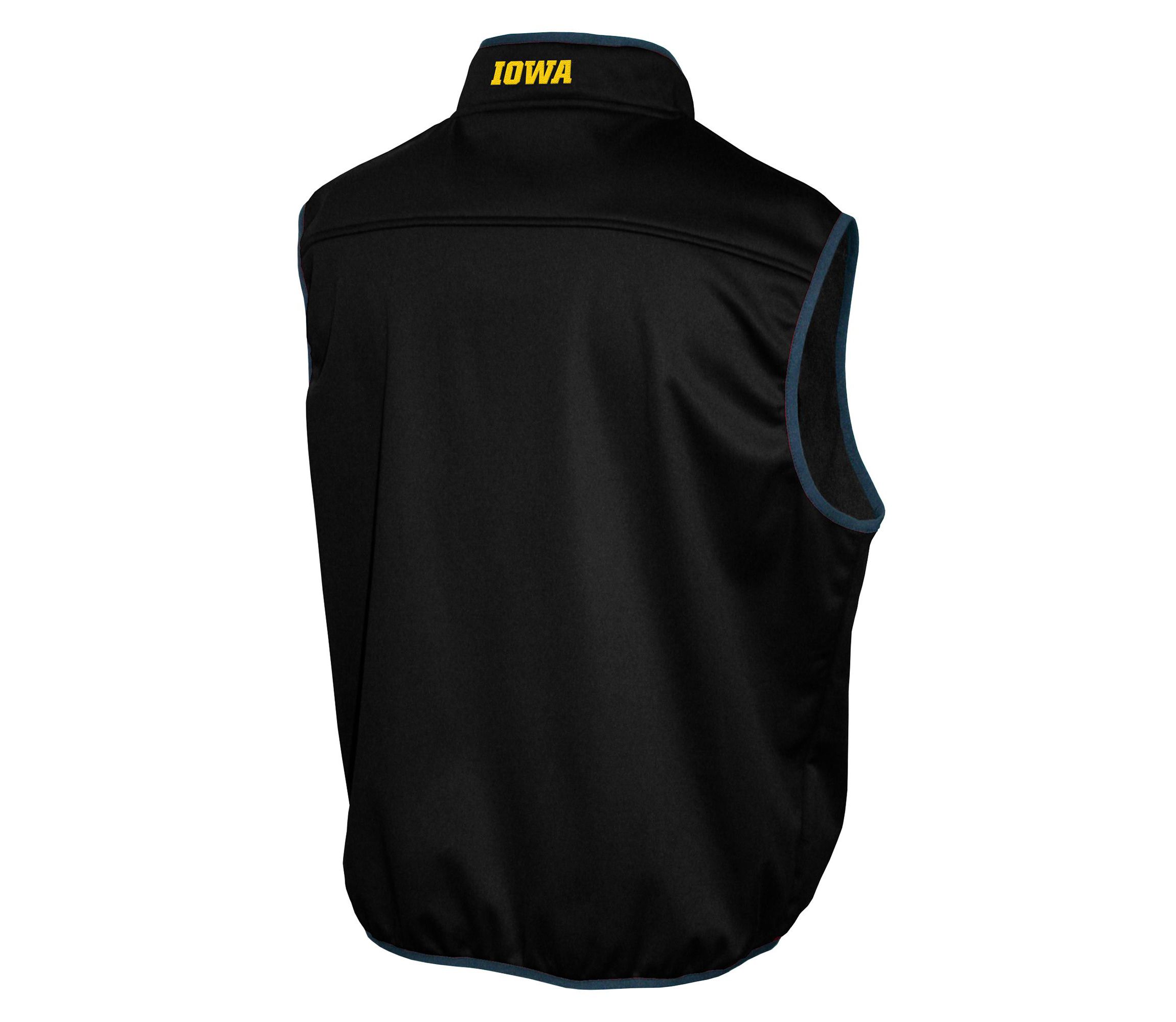 NCAA Iowa Hawkeyes FC Softshell Vest