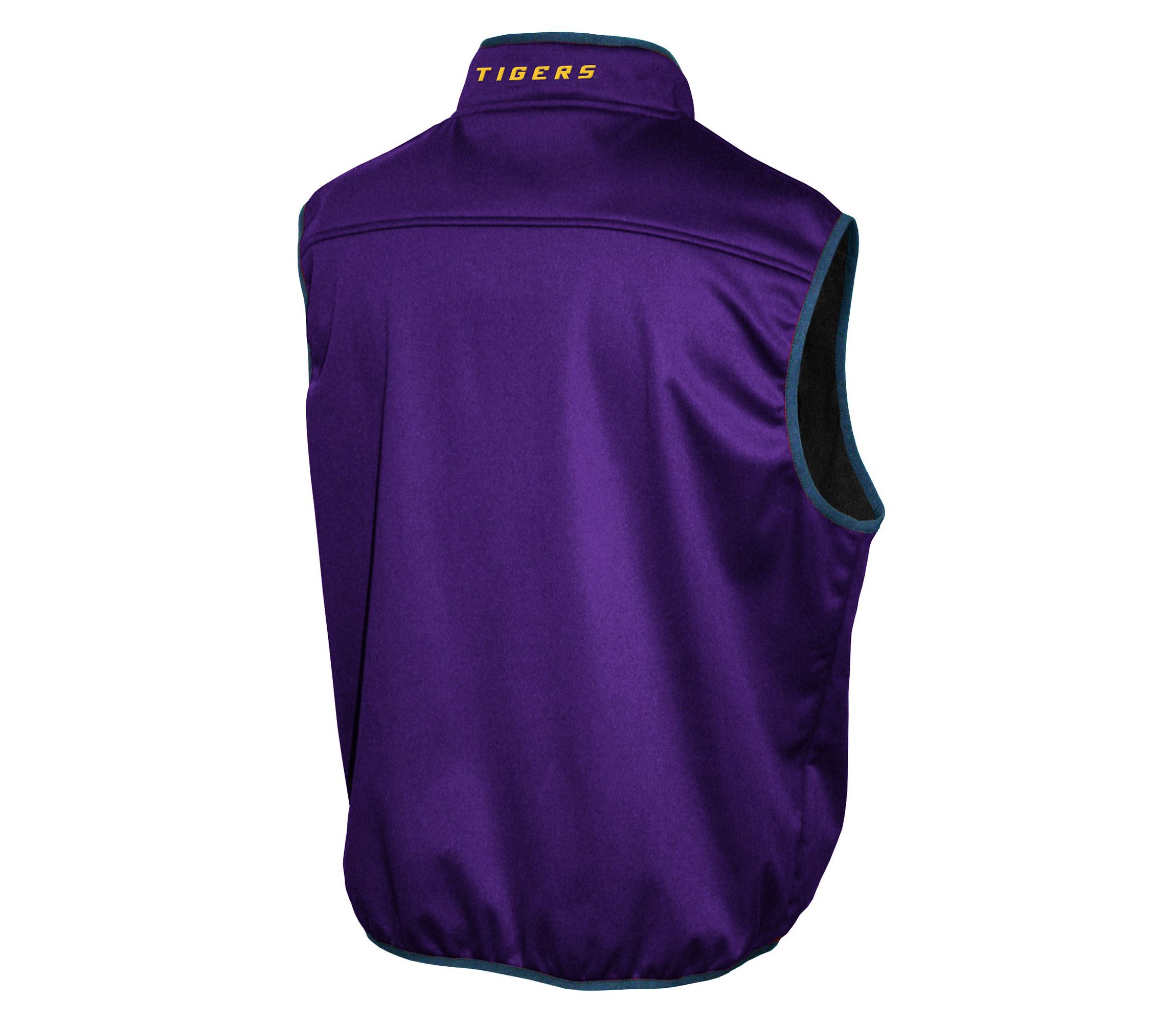 NCAA LSU Tigers FC Softshell Vest