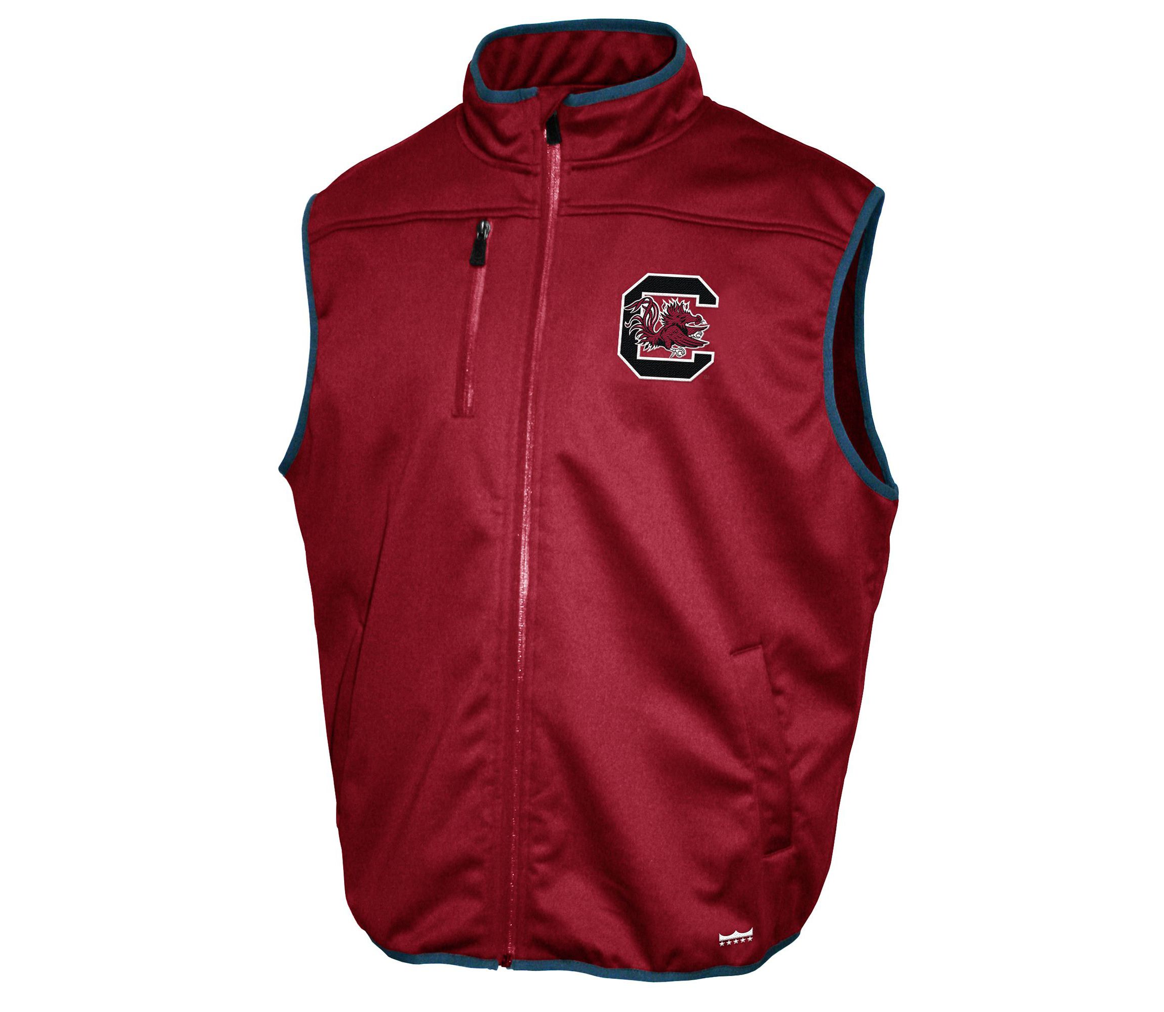 NCAA South Carolina Gamecocks FC Softshell Vest