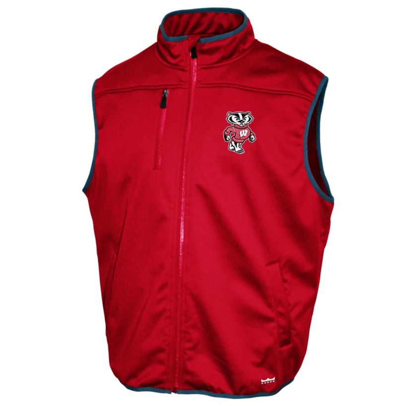 NCAA Wisconsin Badgers FC Softshell Vest