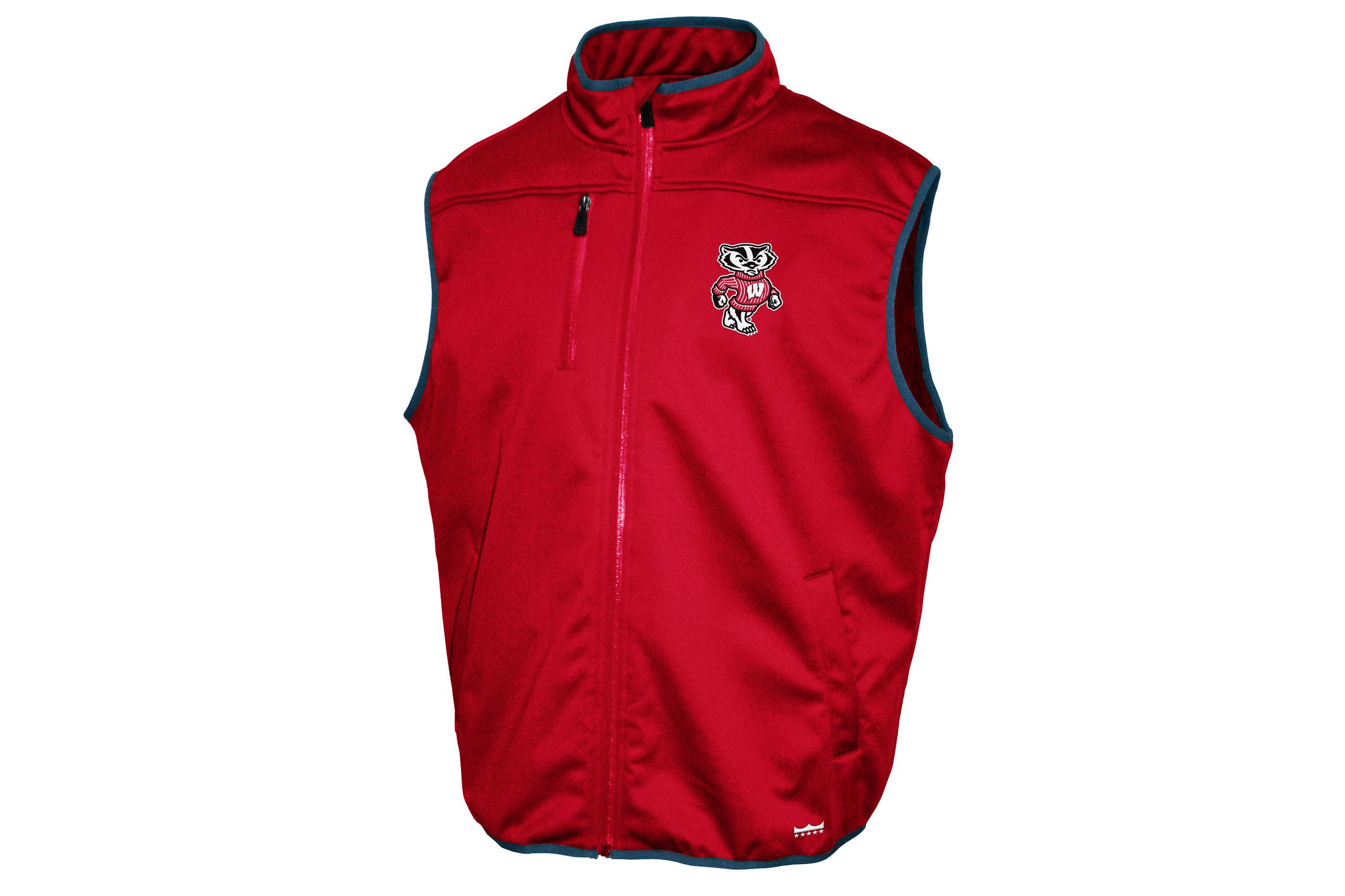NCAA Wisconsin Badgers FC Softshell Vest