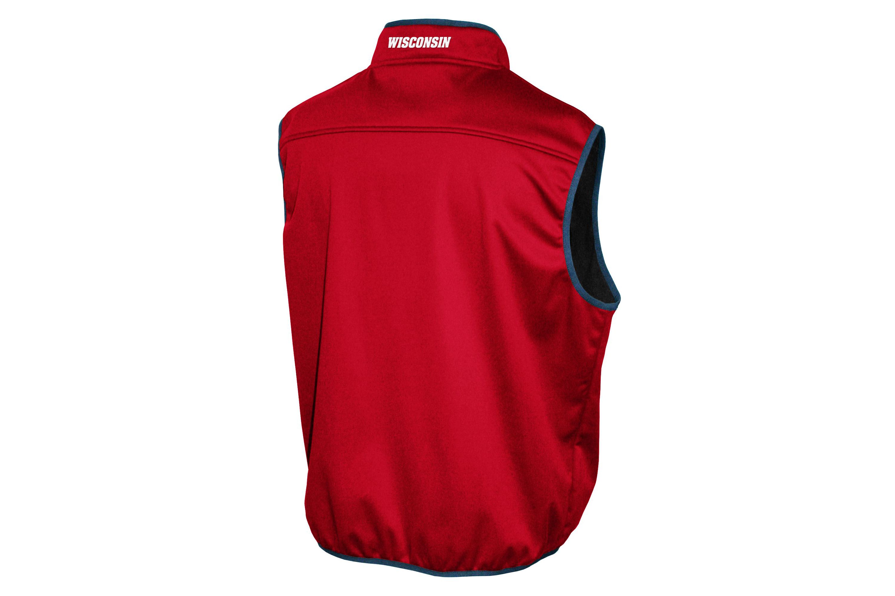 NCAA Wisconsin Badgers FC Softshell Vest