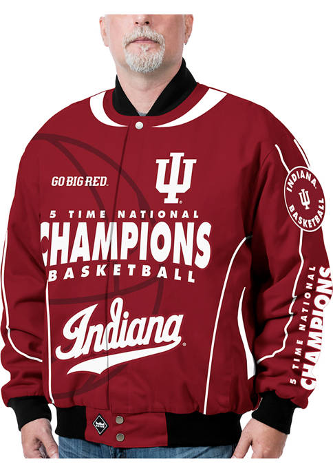 Franchise Club NCAA Indiana Hoosiers Commemorative Twill Jacket