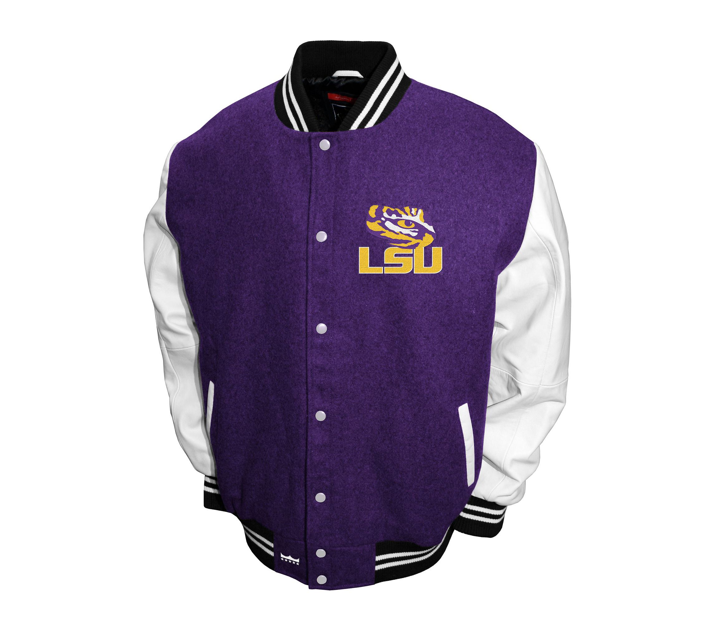 NCAA LSU Tigers Grad Wool & Leather