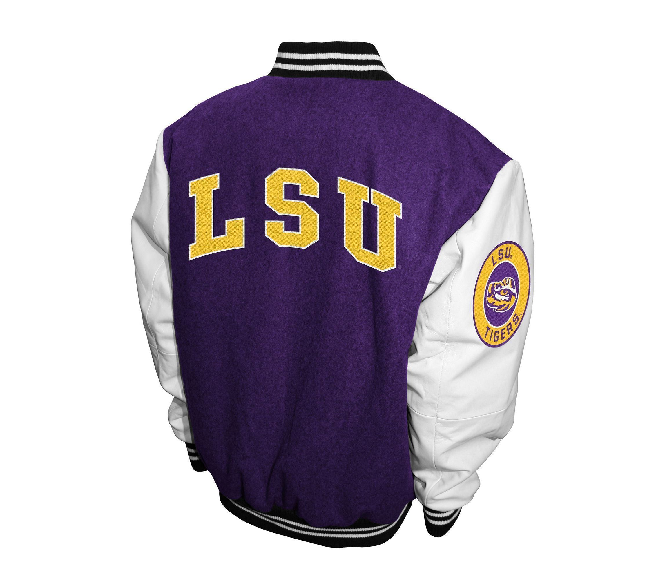 NCAA LSU Tigers Grad Wool & Leather
