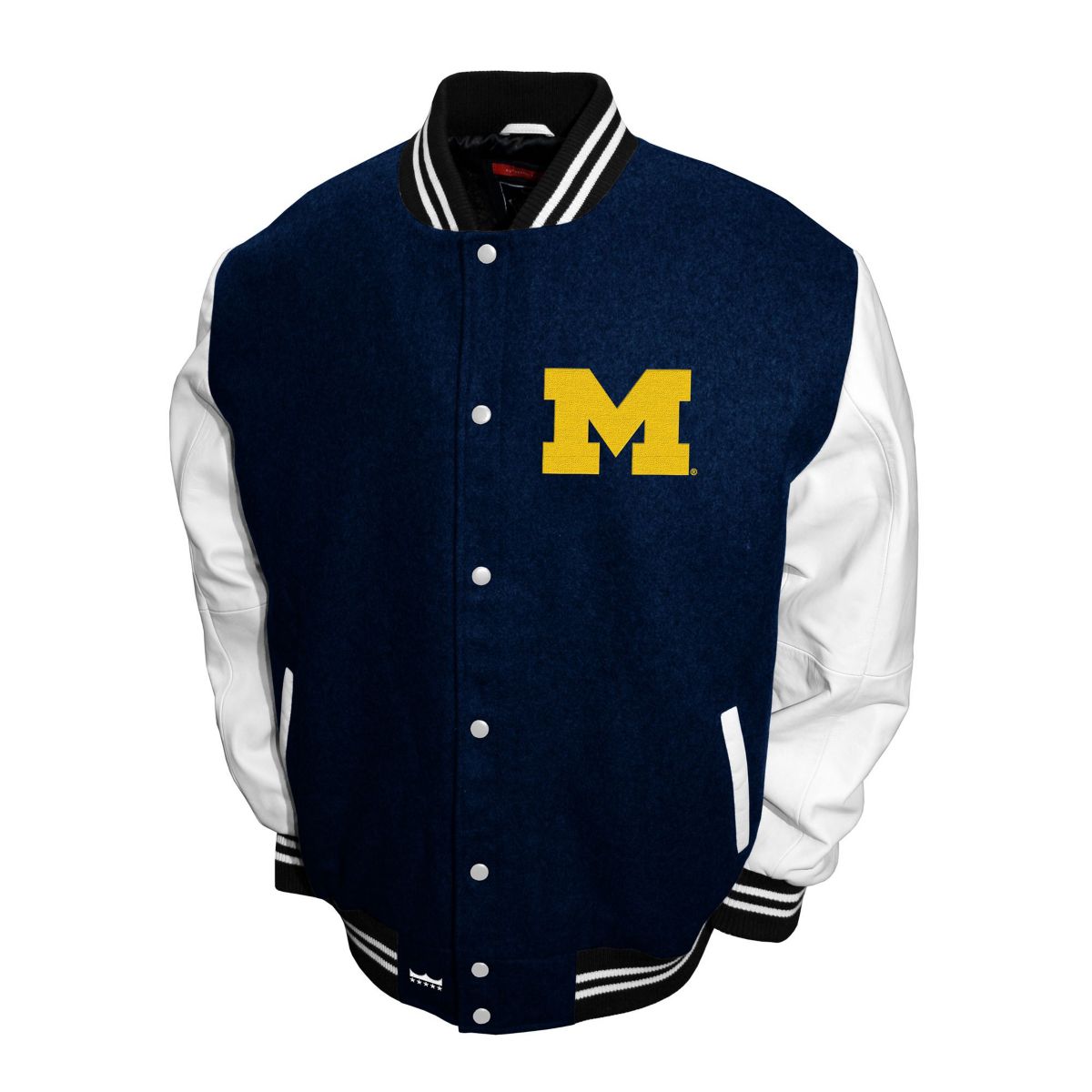 NCAA Michigan Wolverines Grad Wool & Leather