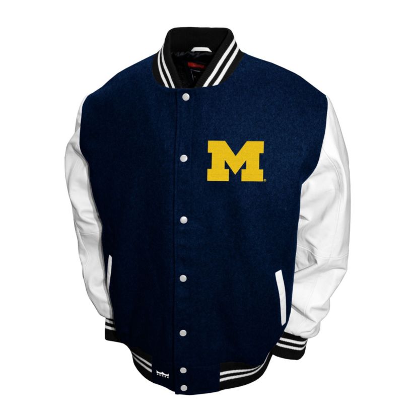 NCAA Michigan Wolverines Grad Wool & Leather