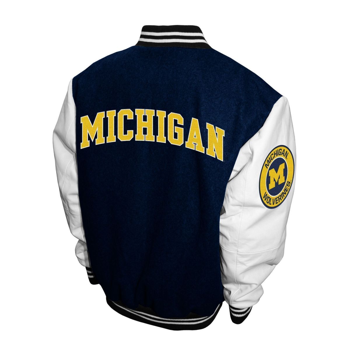 NCAA Michigan Wolverines Grad Wool & Leather