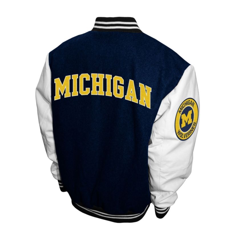 NCAA Michigan Wolverines Grad Wool & Leather