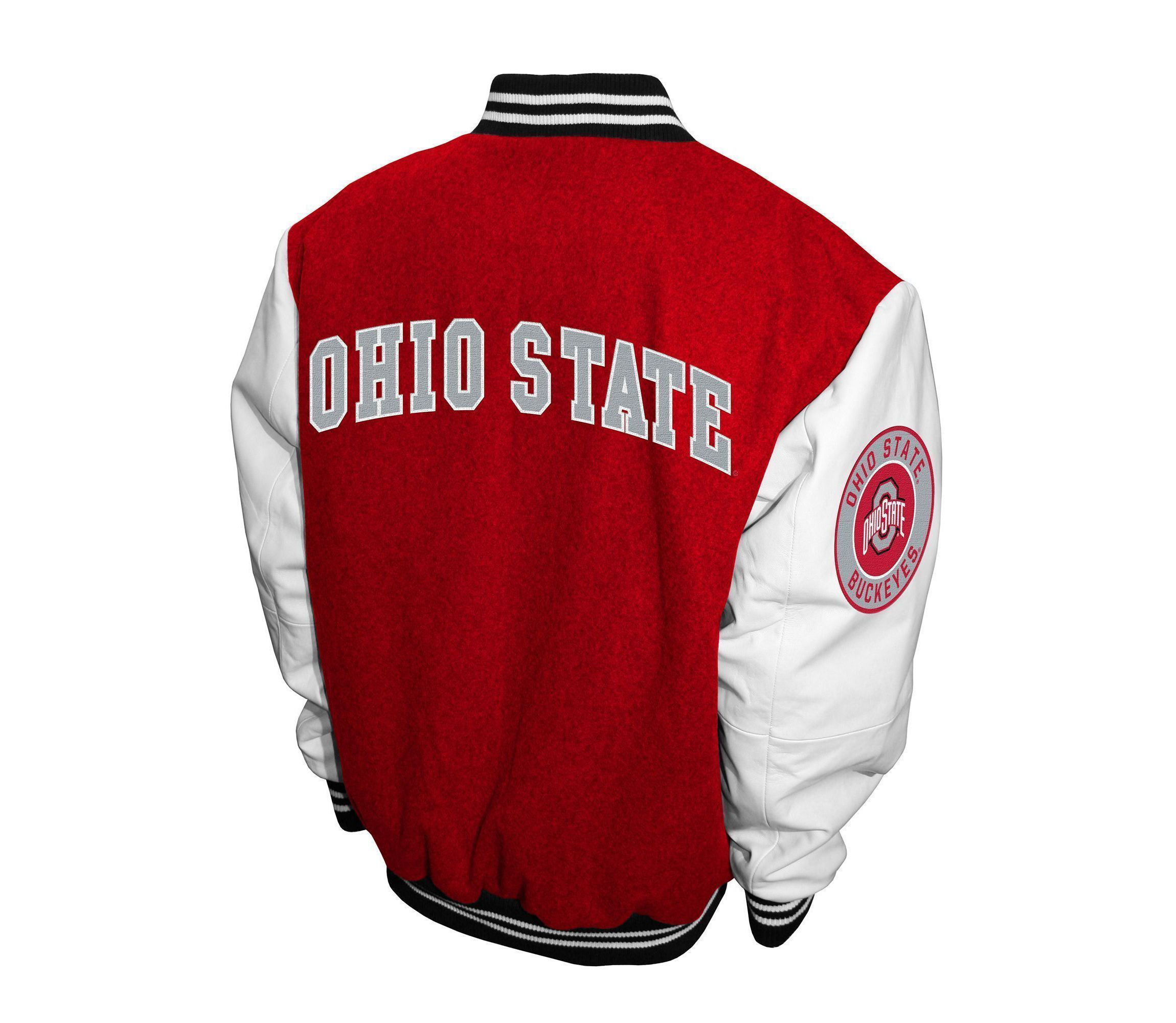 NCAA Ohio State Buckeyes Grad Wool & Leather