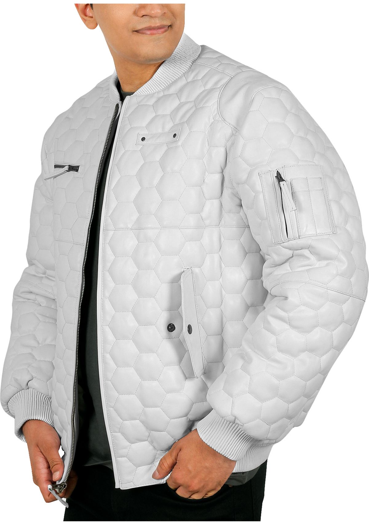 Big & Tall Honeycomb Bomber