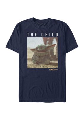 Men's Big & Tall Officially Licensed Star Wars The Mandalorian Graphic Top, Navy Blue, 3XL