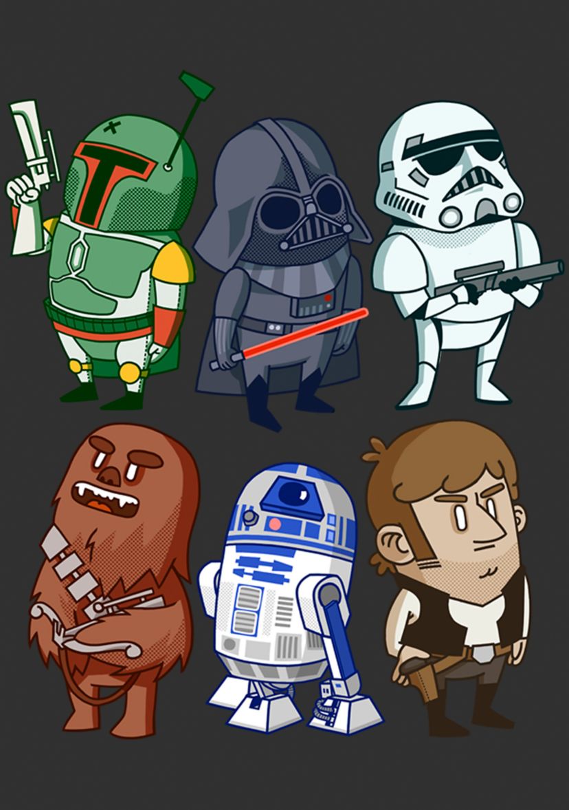  Officially Licensed Star Wars Graphic Top 