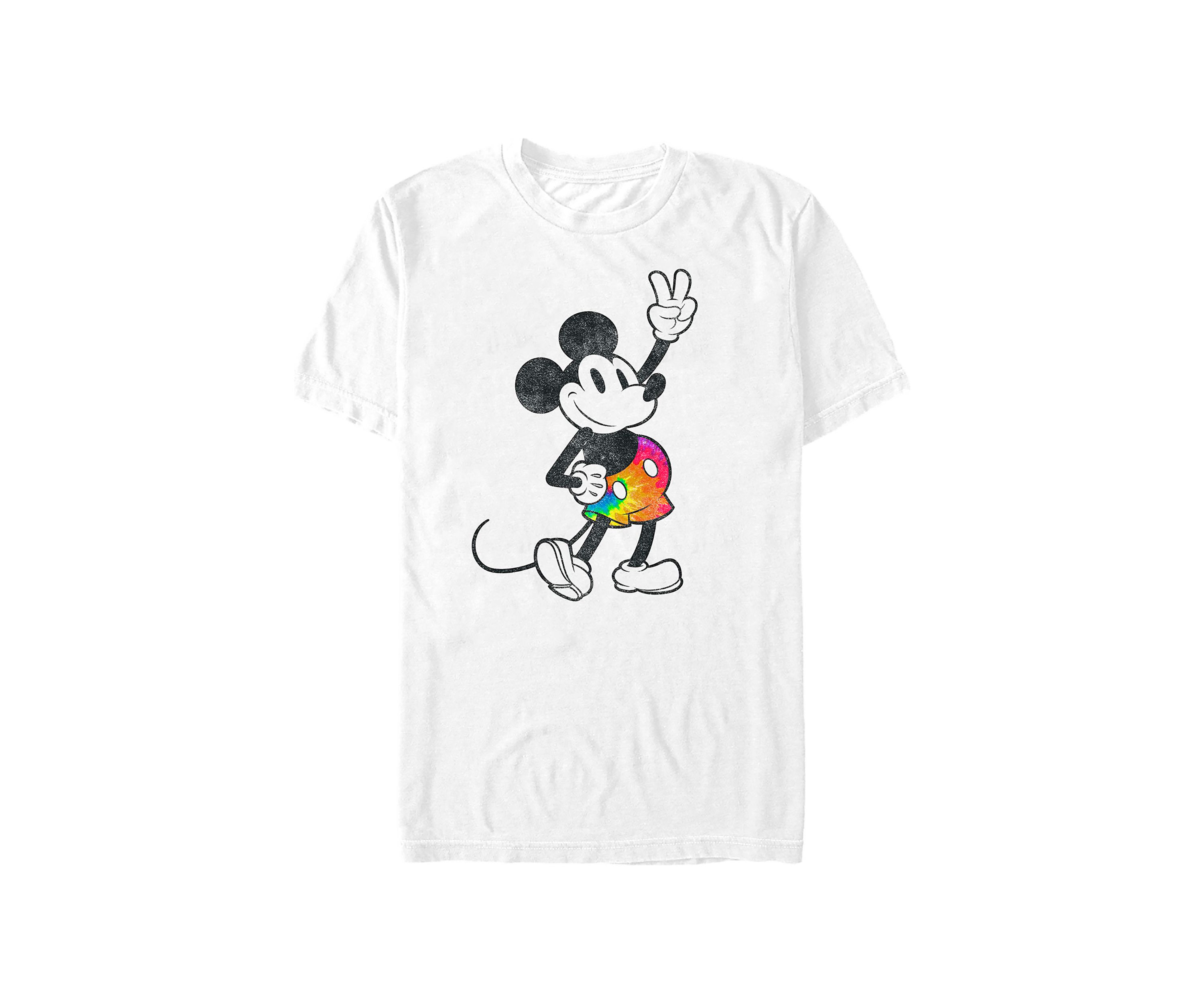 Mickey Classic Tie Dye Mickey Stroked T-Shirt