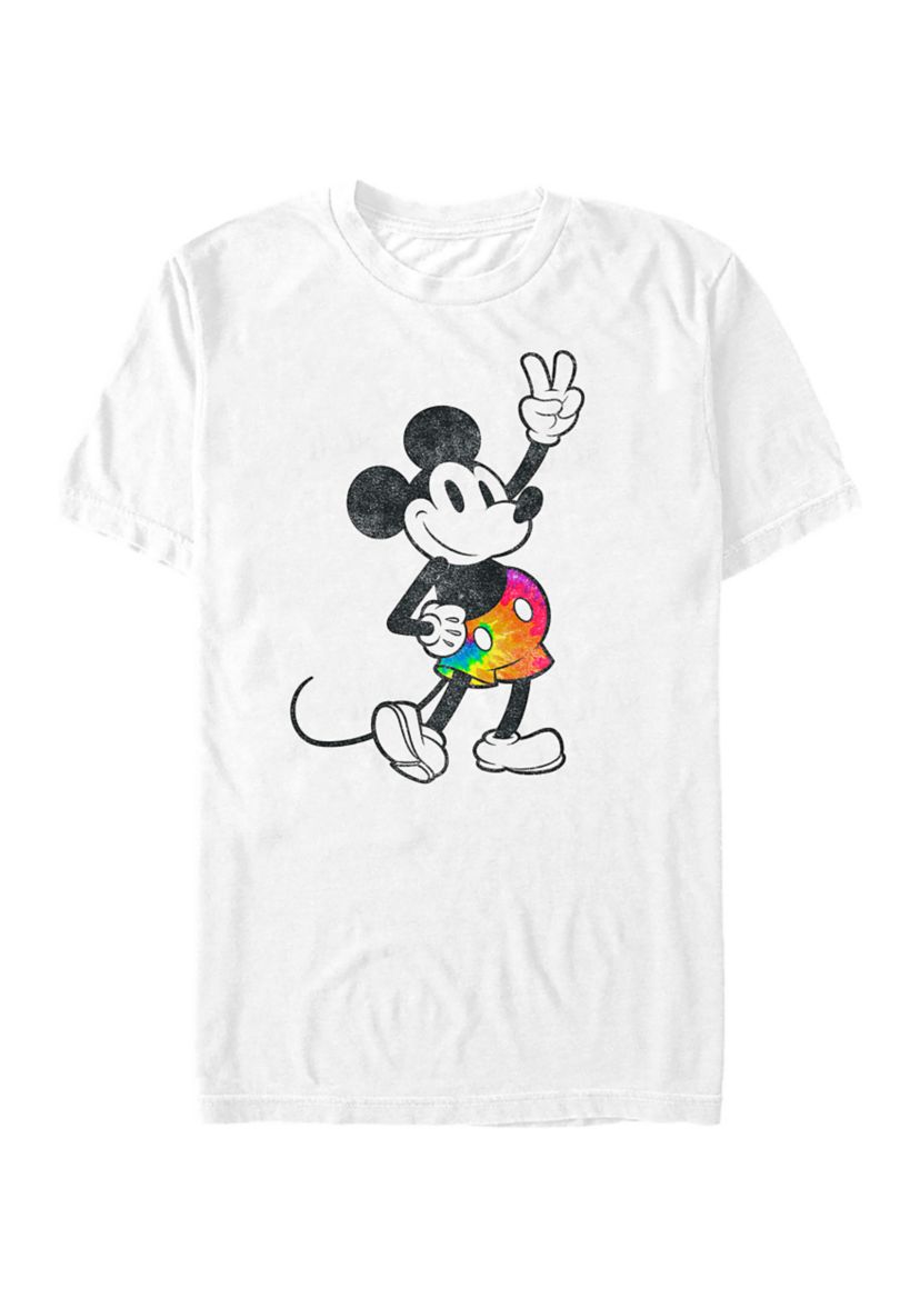 Mickey Classic Tie Dye Mickey Stroked T-Shirt