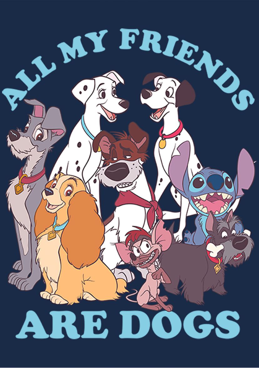Disney Multi-Franchise Dog Friends T-Shirt