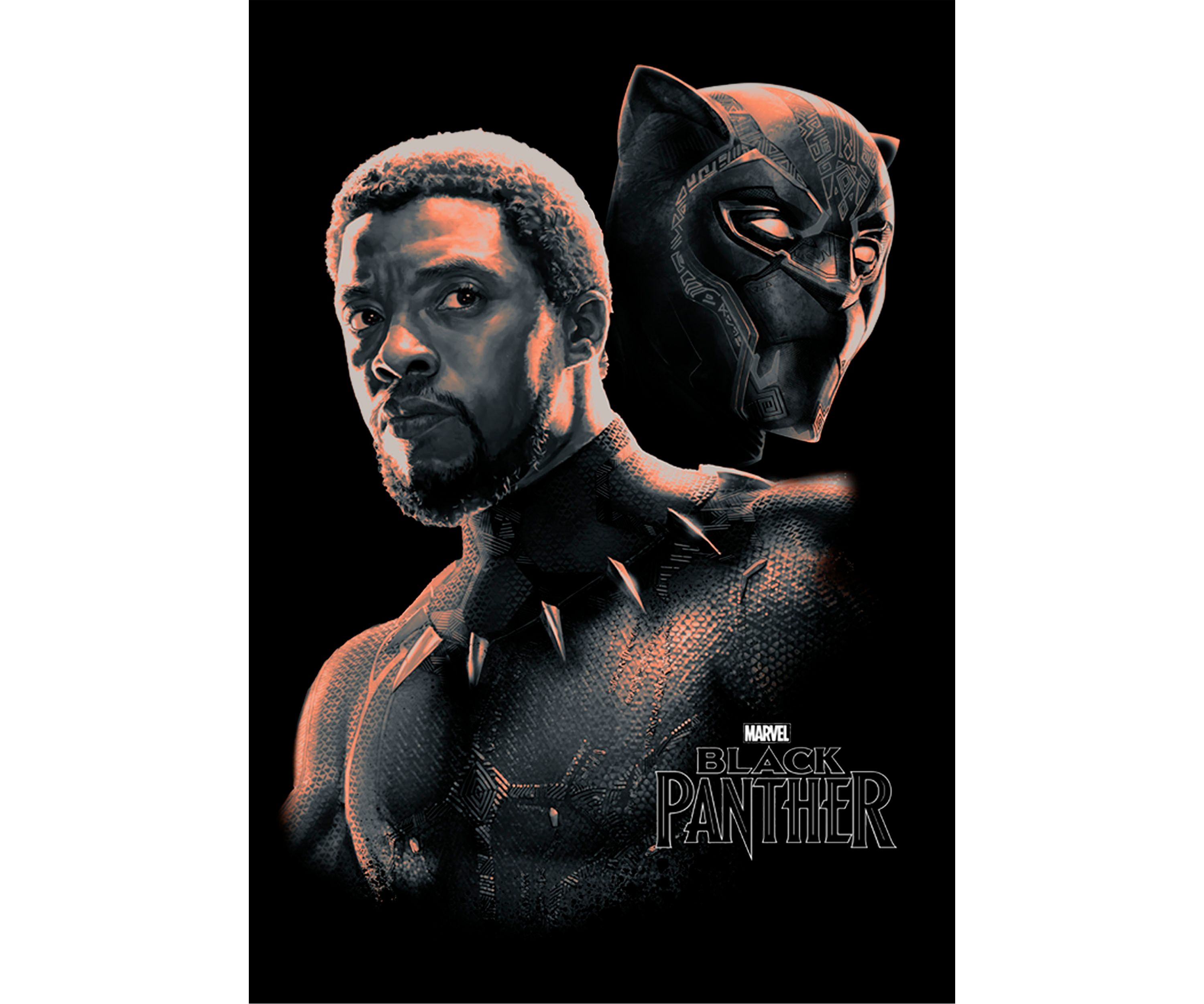 Marvel T-Challa Unmasked T-Shirt