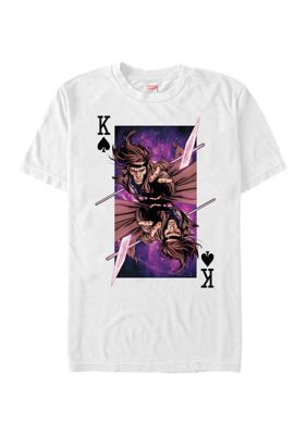 Men's Marvel Gambit King T-Shirt, White, Medium -  0194231649296