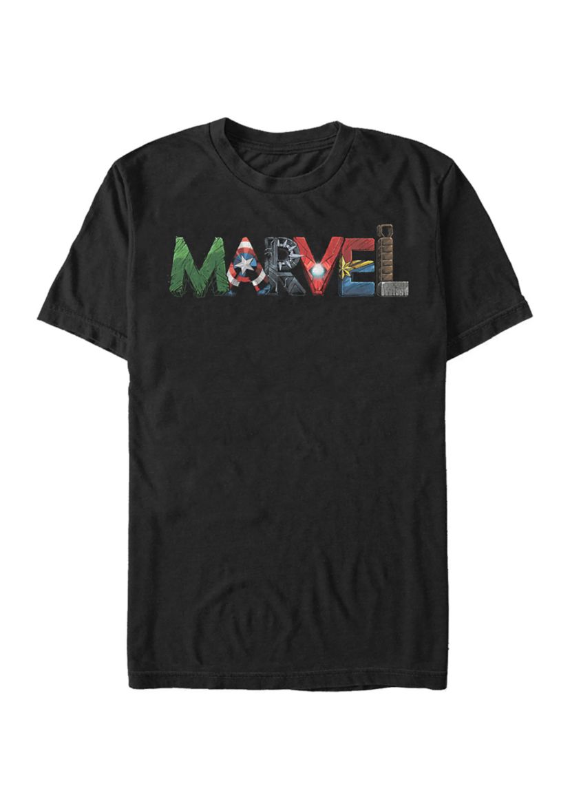 Marvel Fan Letters T-Shirt