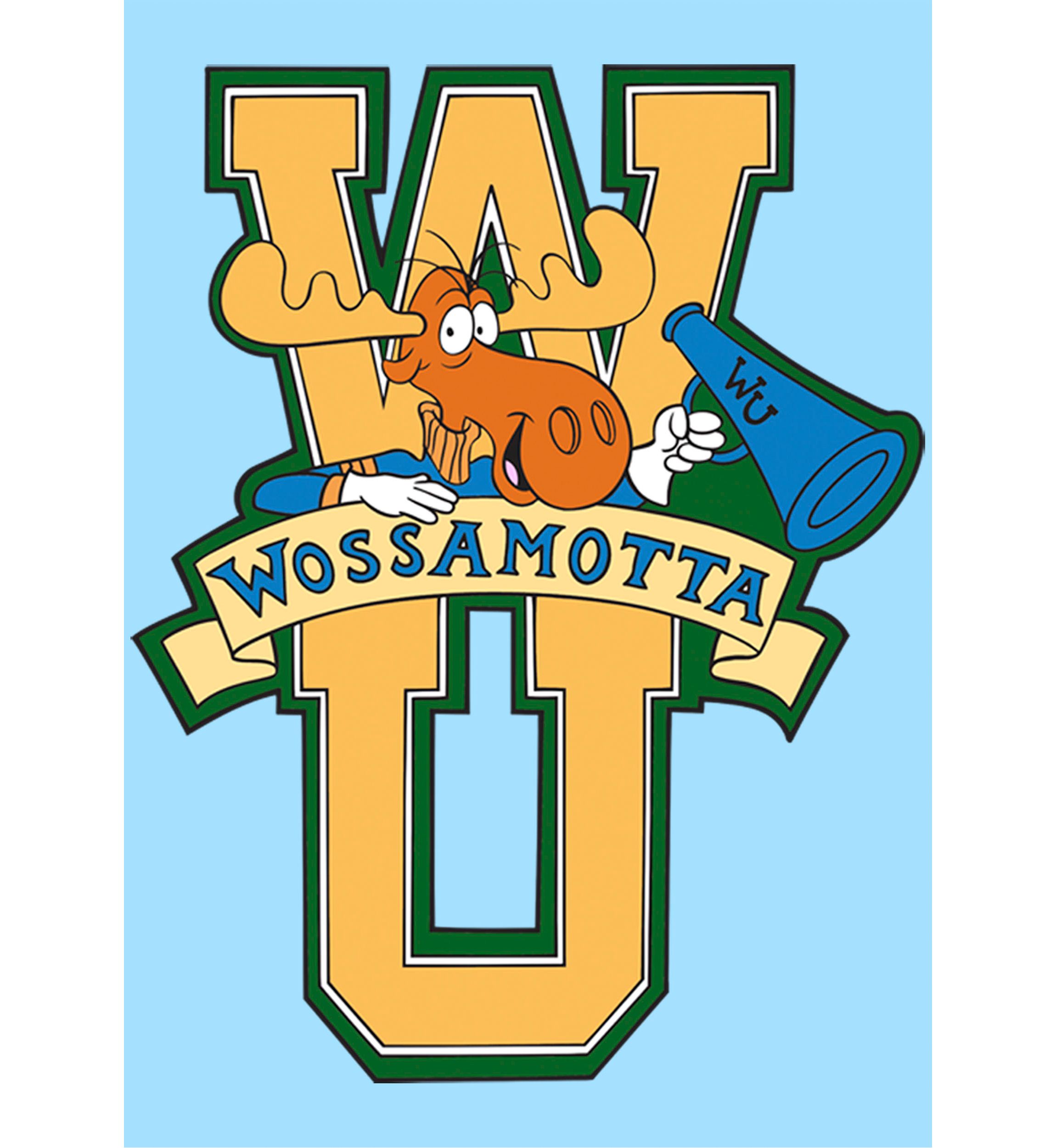  Rocky & Bullwinkle Wossamottta Letters T-Shirt 
