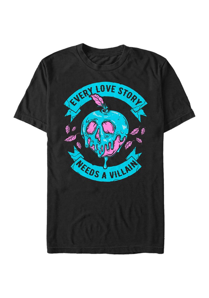  Disney Villains Love Story T-Shirt 