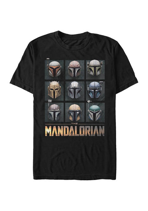 Star Wars The Mandalorian Mando Helmet Boxup T-Shirt